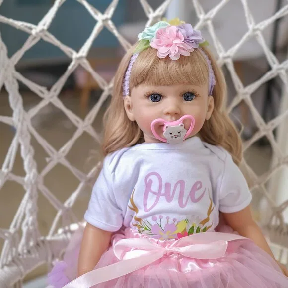 Zero Pam Lifelike Reborn Girl Dolls Realistic Toddler Girl 24 Inch